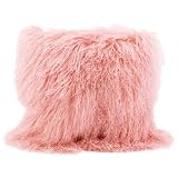 Review Cargo  / PINK MONGOLIAN FUR CUSHION