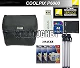 cheap Nikon Coolpix P Series Beginner Photographer Accessory Kit (Nikon 2-Year Extended Warranty + Transcend TS8GSDHC6-S5W 8GB SDHC6 Memory Card W/ Card Reader + Nikon Coolpix P Series Fabric Case)