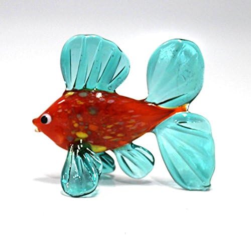 Big Glass Figurine "Fish" Russian Handmade