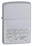 Original Zippo Windproof Lighter | Zippo Scroll/Satin Chrome | Lifetime Warranty