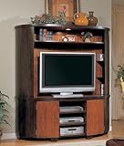 IMAGE OF Retro Styled 2-tone Entertainment Center Holds Up To 42