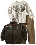 Nannette Boys 2-7 3 Piece Helicopter Pant Set