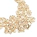 Fashion Retro Gold Tone Chain Flower Vine Hollow Adjustable Bib Pendant Necklace