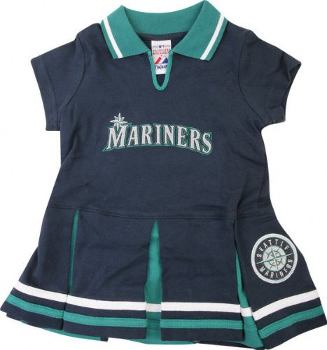Seattle Mariners -Girls Toddler- Cheerleader Dress
