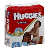 Huggies Snug & Dry Size 6, Jumbo, Pack/18 (Case of 4 Packs)