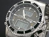 ELGIN 腕時計 電波 ソーラー ワールドタイム FK1349S-BP