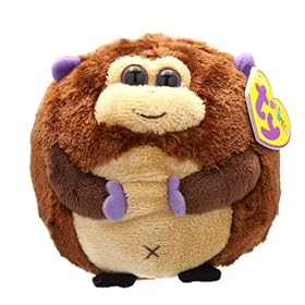 Ty Beanie Ballz - Bananas the Monkey