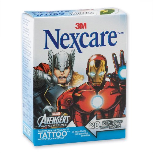 Avengers Tattoo Bandages 2 Pack!