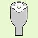Search : Nu-Hope Drainable Round Post-Op Adult Pouch Opaque - Deep Convex (3/8")