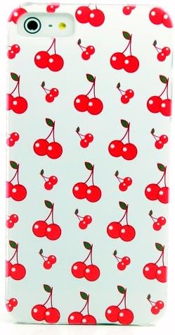 Fruite Cute Lovely red cherry Heavy duty Back Cover Case for iPhone 5 5G 5S & free LCD Film