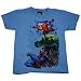 Search : MARVEL HEROES "THREE PLAY" Licensed Juvy Carolina Blue Cotton Tee