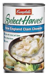 Campbell's Select New England Clam Chowder Easy Open, 18.8-Ounce Cans (Pack of 12)