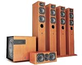Aperion INTIMUS 4T Grand SD - 5.1-channel home theater speaker system - medium cherry