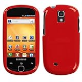 Solid Flaming Red Hard Protector Case Cover For Samsung Gravity Smart T589