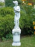 Eigenschaften JS GartenDeko e.K.  / Skulptur Paolina von Canova auf ionischer Säule H 93 cm Statuen aus Beton
