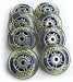 EXPLORE SPORT Inline Skate Wheels 76mm 82a W/ BEARINGS