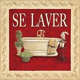 Professionally Plaqued Charlene Olson Se Laver Art Print Poster - 6x6 with RichAndFramous Black WoodMounting