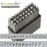 ImpressArt, Scarlett's Signature, Metal Letter Stamps, Lowercase