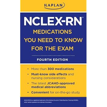 Set A Shopping Price Drop Alert For Kaplan NCLEX-RN Medications You Need to Know for the Exam