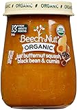 Beech-Nut Just Organic Stage 3 Purees - Just Butternut Squash, Black Bean & Cumin - 4.25 Oz - 10 pk