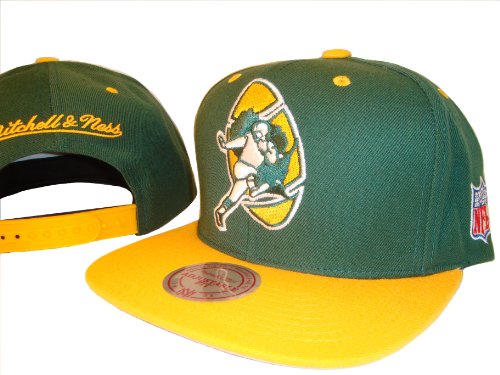 Green Bay Packers Mitchell & Ness Adjustable Snap Back Baseball Cap Hat