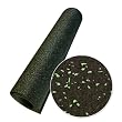 Rubber-Cal Elephant Bark Rubber Flooring - 3/8 inch x 4ft Wide Floor Mats - Green Dot