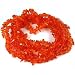 Orange Chip Glass Beads Jewelry Beading Parts 2 34" Str