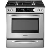 KitchenAid Architect Series II : KDSS907SSS 30in Slide-In Dual Fuel Range - Stainless Steel