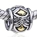 Pugster Drum-Shaped Bead Shell-Shaped Bulge Charm Bead Fits Pandora Bracelet