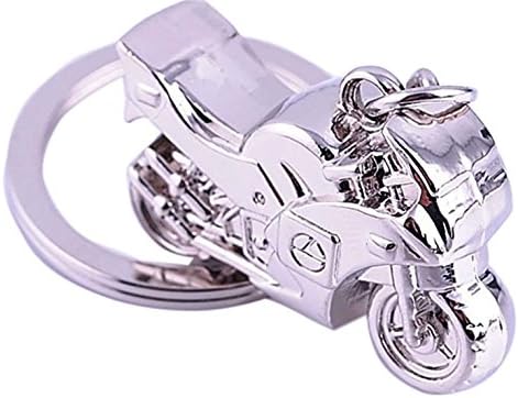 3d Creative Simulation Model Motorcycle Motorbike Keychain Unisex Metal Key Chain Keyring Keyfob for Keys