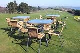 Bistro 80cm Square 4 Seater Set