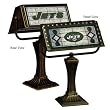 New York Jets Memory Company Team Art Glass Banker's Lamp NFL Football Fan Shop Sports Team Merchandise