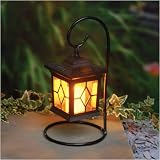 Solar Lantern with Amber Flicker