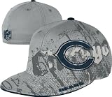 Chicago Bears Flex Hat: Grey Series Flat Brim Flex Hat