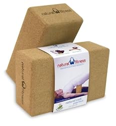 Natural Fitness Cork Yoga Block (3-1/2-Inch x 5.1/2-Inch x 9-Inch)