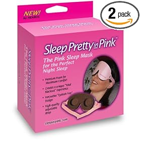 Sleep Pretty In Pink  Sleep Mask,  (Pack of 2)