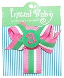 Mud Pie Initial Baby Initial Baby Personalized Pacifier Clip, Letter A