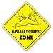 MASSAGE THERAPIST ZONE Sign xing gift novelty therapy table career rub oils