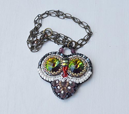 Colorful Owl Pendant Necklace
