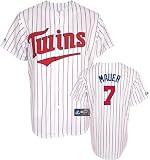 Joe Mauer Majestic MLB Replica Minnesota Twins Kids 4-7 Jersey