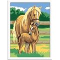 Ravensburger 28162 - Pferdesehnsucht - Malen nach Zahlen, 24x18 cm