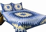 IMAGE OF American Hometex Starburst Cotton Blend Quilt Set, King