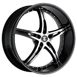 2CRAVE 14 Wheels 22X8.5 SOLID BLACK LIP WHEELS RIMS 4pc-1set