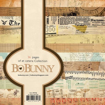 Et Cetera Collection 6X6 Paper Pad (Bo Bunny)