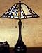 Beautiful Mission Style Tiffany Table or Floor Lamp. Brings Out the Festive in Your Decor