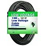 Coleman Cable 09513 12/2 Low Voltage Direct Burial Garden Light Cable, Black, 100-Feet
