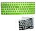 3-Pack Translucent Ultra Thin Soft Silicone Gel Keyboard Protector Skin Cover for 15.6-Inch HP 2000 Laptop PC, such as HP 2000-350US, 2000-299WM, 2000-416dx, 2000-2a20nr, 2000-2a22NR, 2000-2b30dx, 2000-2d10NR, 2000-2b19WM, 2000-2b80DX, 2000-2b49WM, 2000-2c29WM, 2000-2d20NR, 2000-2d64NR, 2000-2d09wm with CaseBuy Retail Packaging (Black + Clear + Green)