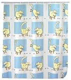 Kitchen & Housewares : Wenko Shower Curtain 120x200 Cat, PEVA