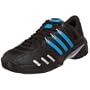 adidas Men's Tirand III Tennis Shoe,Black/Core Teal/Silver,10 M