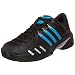 adidas Men's Tirand III Tennis Shoe,Black/Core Teal/Silver,8 M